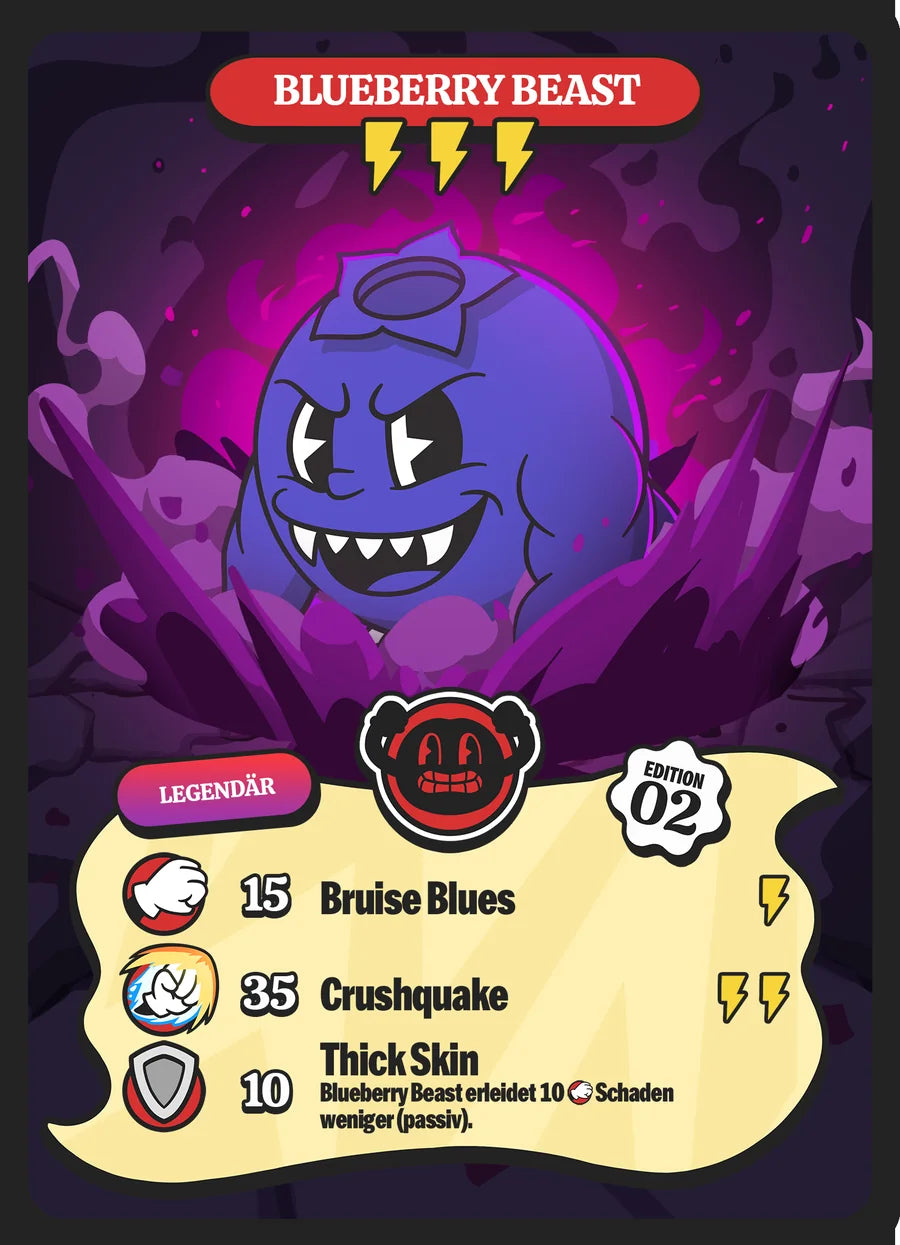 Blueberry Beast Sammelkarte